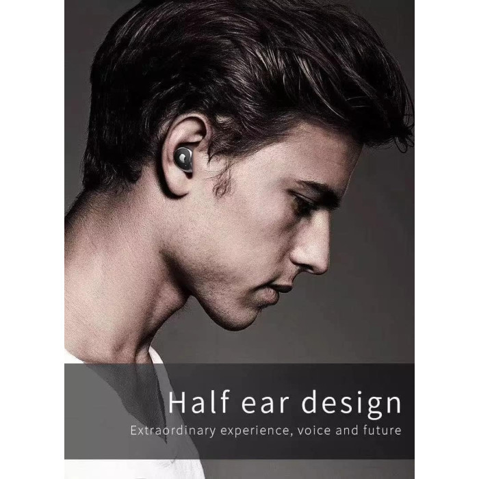Бездротові Bluetooth-наушники MDR HBQ SE6 TWS ∙ Наушники TWS HBQ SE6 бездротові легкі кристально чистий звук