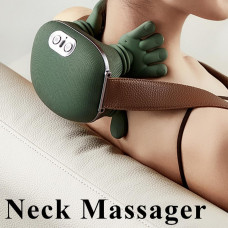 Електричний масажер для шиї та плечей Shoulders & Neck ∙ Професійний масажер Shoulders & Neck для спини та шиї з підігрівом