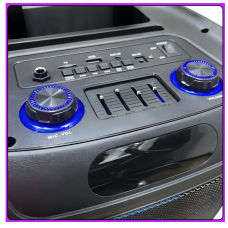 Колонка Bluetooth Wireless Speaker TTD-1209 з мікрофонами і пультом ДУ ∙ Портативна TTD-1209 Bluetooth колонка 12"