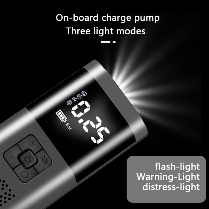 Портативний компресор Wireless Pump 12В ST5509D ∙ Багатофункціональний портативний Wireless Pump компресор