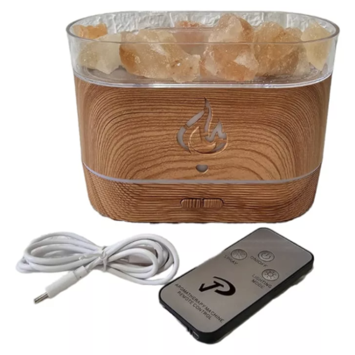 Зволожувач повітря з камінням Aroma Diffuser UV-1/FT-1928 з функцією зволоження ∙ Настільна соляна лампа Aroma Diffuser UV-1/FT-1928