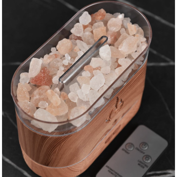 Зволожувач повітря з камінням Aroma Diffuser UV-1/FT-1928 з функцією зволоження ∙ Настільна соляна лампа Aroma Diffuser UV-1/FT-1928