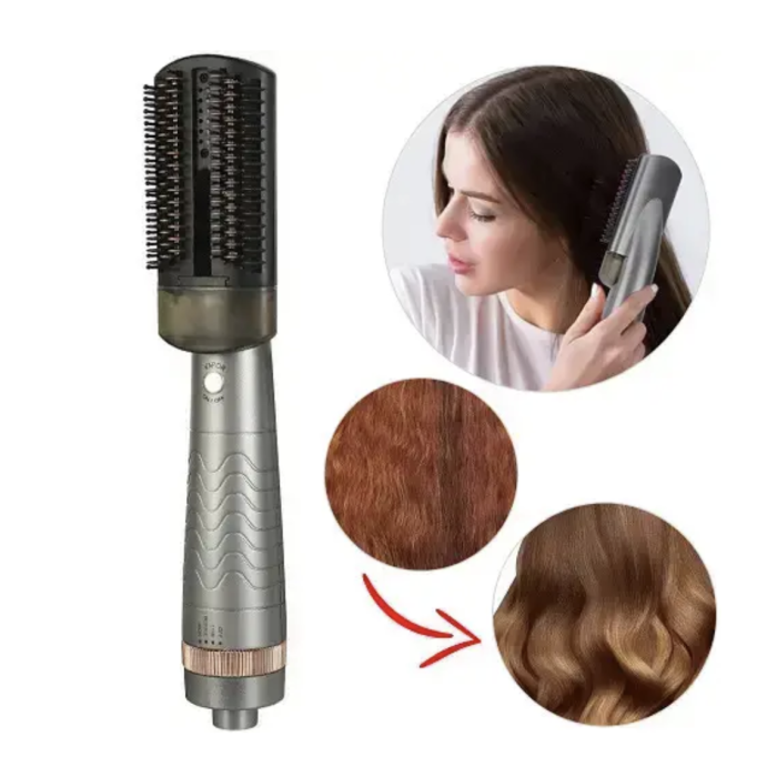 Расческа-фен Hair Steam Brush INFRARED+SPRAY HOTairCOMB 3в1 ∙ Випрямляч і фен Hair Steam Brush для волосся