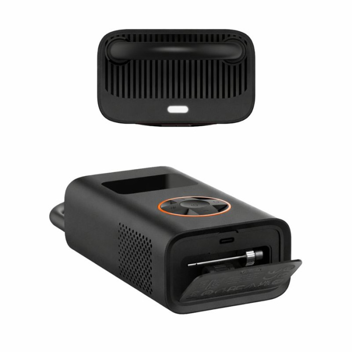 Автомобільний компресор акумуляторний з автовідключенням і Power Bank ATJ-005 • Портативний бездротовий насос із цифровим дисплеєм та LED-ліхтарем