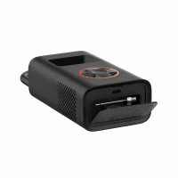 Автомобільний компресор акумуляторний з автовідключенням і Power Bank ATJ-005 • Портативний бездротовий насос із цифровим дисплеєм та LED-ліхтарем