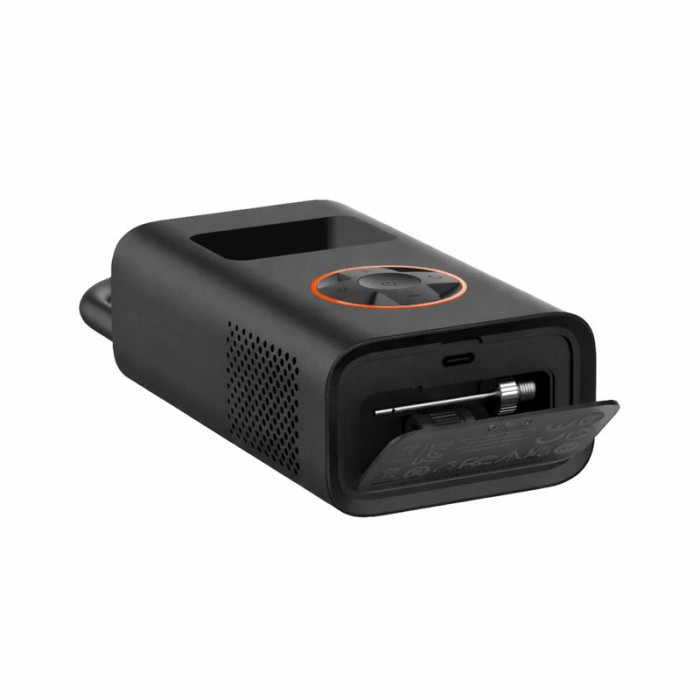 Автомобільний компресор акумуляторний з автовідключенням і Power Bank ATJ-005 • Портативний бездротовий насос із цифровим дисплеєм та LED-ліхтарем