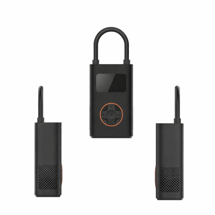 Автомобільний компресор акумуляторний з автовідключенням і Power Bank ATJ-005 • Портативний бездротовий насос із цифровим дисплеєм та LED-ліхтарем