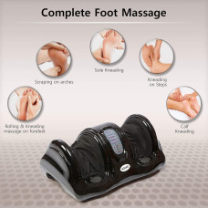 Універсальний електромасажер для ніг і стоп Shiatsu Foot Massager роликовий ∙ Електромасажер для стоп і литкових м’язів з пультом керування