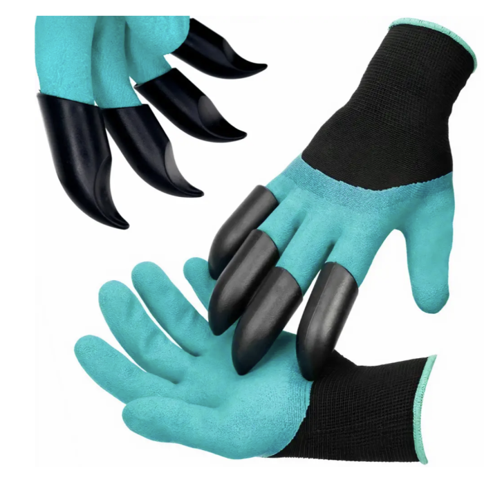 Садові рукавички з кігтями Garden Gloves LY-557 ∙ Універсальний інструмент LY-557 для городу