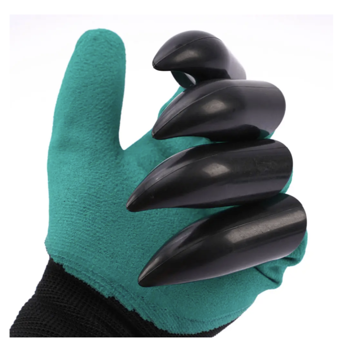 Садові рукавички з кігтями Garden Gloves LY-557 ∙ Універсальний інструмент LY-557 для городу