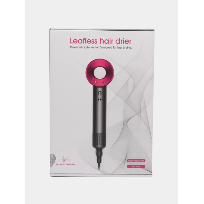 Фен для волосся Leafless Hair Dryer S238-1 для дому та салону ∙ Легкий і іонний фен Leafless Hair Dryer S238-1