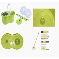 Швабра з відром обертове на 360° Rotary Mop Wash X ∙ Турбо-швабра 360° Rotary Mop Wash X з віджимом