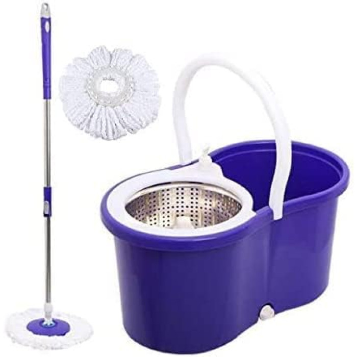 Швабра з відром обертове на 360° Rotary Mop Wash X ∙ Турбо-швабра 360° Rotary Mop Wash X з віджимом