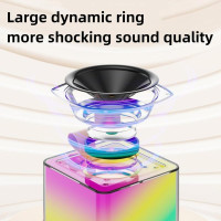 Міні-дитяче караоке з RGB-підсвіткою K18 ∙ Bluetooth-колонка K18 з 2 мікрофонами