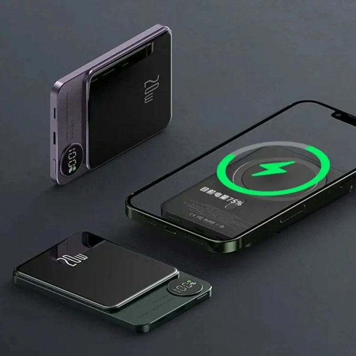 Портативний зарядний пристрій Power Bank Q9 5000 mAh ∙ Бездротовий повербанк з технологією Power Bank Q9 5000 mAh