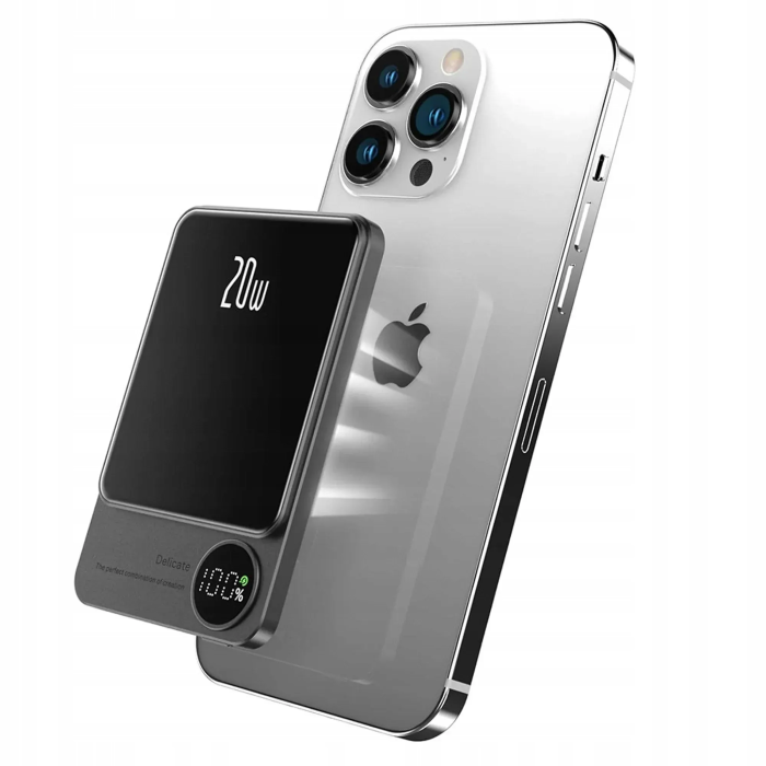 Портативний зарядний пристрій Power Bank Q9 5000 mAh ∙ Бездротовий повербанк з технологією Power Bank Q9 5000 mAh