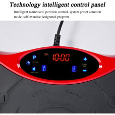 Віброплатформа для схуднення Minexo VIBRO SLIM SHAPER PRO RED з пультом ДУ та еспандерами ∙ Тренажер-віброплатформа VIBRO SLIM SHAPER PRO для занять спортом