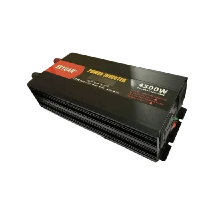 Перетворювач напруги AGM 12V → 220V 4500W чиста синусоїда з LCD-дисплеєм ∙ Перетворювач напруги AGM 12V → 220V 4500W чистий синус LCD