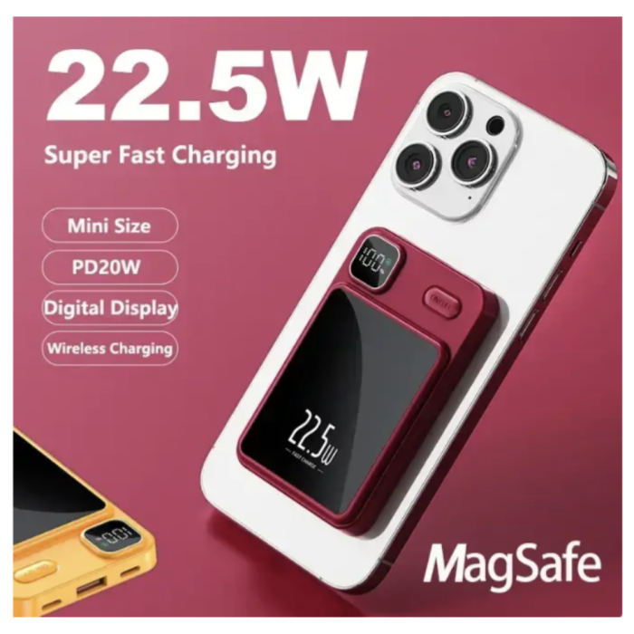 Мобільна зарядка Magnetic Power Bank 90.000mAh 22.5W ∙ Компактний та потужний павербанк Magnetic Power Bank 90.000mAh 22.5W