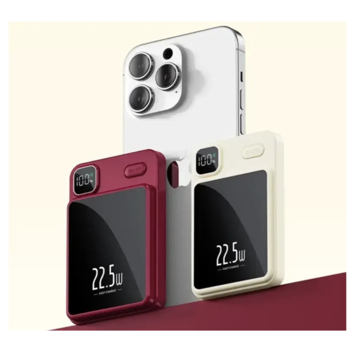 Мобільна зарядка Magnetic Power Bank 90.000mAh 22.5W ∙ Компактний та потужний павербанк Magnetic Power Bank 90.000mAh 22.5W