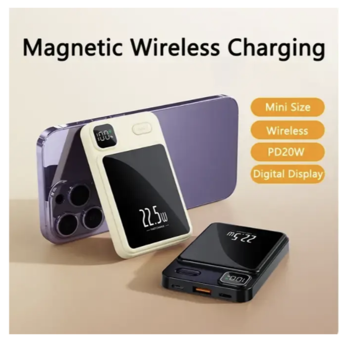 Мобільна зарядка Magnetic Power Bank 90.000mAh 22.5W ∙ Компактний та потужний павербанк Magnetic Power Bank 90.000mAh 22.5W