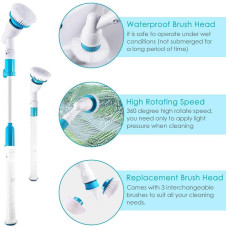 Щітка аккумуляторна ELECTRIC SPIN SCRUBBER 5в1, бездротовий електрощітка для прибирання ELECTRIC MA-1