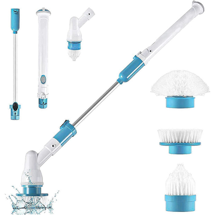 Щітка аккумуляторна ELECTRIC SPIN SCRUBBER 5в1, бездротовий електрощітка для прибирання ELECTRIC MA-1