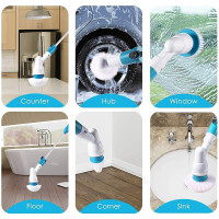 Щітка аккумуляторна ELECTRIC SPIN SCRUBBER 5в1, бездротовий електрощітка для прибирання ELECTRIC MA-1
