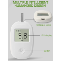 Глюкометр Glucose Meter GLM-76 ∙ Компактний глюкометр GLM-76 для вимірювання рівня цукру в крові