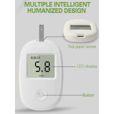 Глюкометр Glucose Meter GLM-76 ∙ Компактний глюкометр GLM-76 для вимірювання рівня цукру в крові