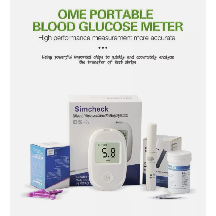 Глюкометр Glucose Meter GLM-76 ∙ Компактний глюкометр GLM-76 для вимірювання рівня цукру в крові