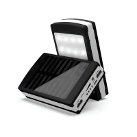 Портативний зарядний пристрій з ліхтариком Solar Power Bank 50000 mAh ∙ Зарядний пристрій Power Bank Solar 50000 mAh з LED ліхтариком
