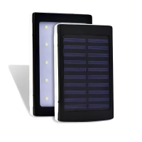 Портативний зарядний пристрій з ліхтариком Solar Power Bank 50000 mAh ∙ Зарядний пристрій Power Bank Solar 50000 mAh з LED ліхтариком
