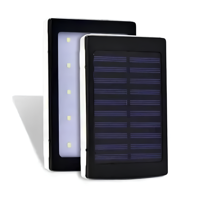 Портативний зарядний пристрій з ліхтариком Solar Power Bank 50000 mAh ∙ Зарядний пристрій Power Bank Solar 50000 mAh з LED ліхтариком