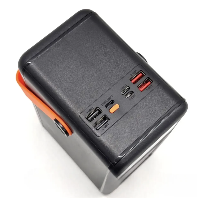 Power Bank YM-641 CX 180000 mAh з ліхтариком ∙ Повербанк YM-641 CX на сонячній батареї з дисплеєм