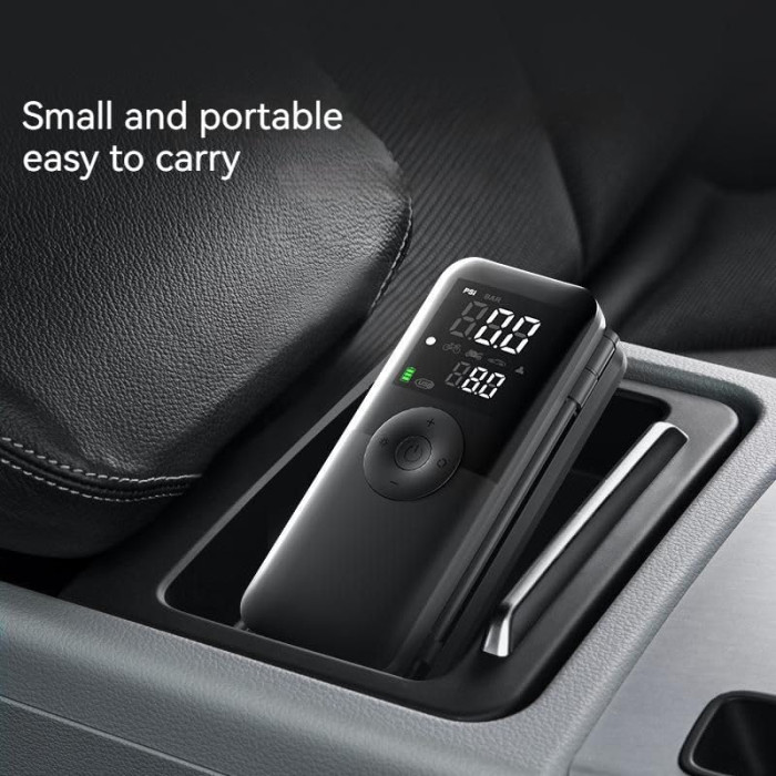 Автомобільний компрессор-насос Carsun C3106 4000 мАг, Портативний насос Carsun C3106 4000 для спортивного