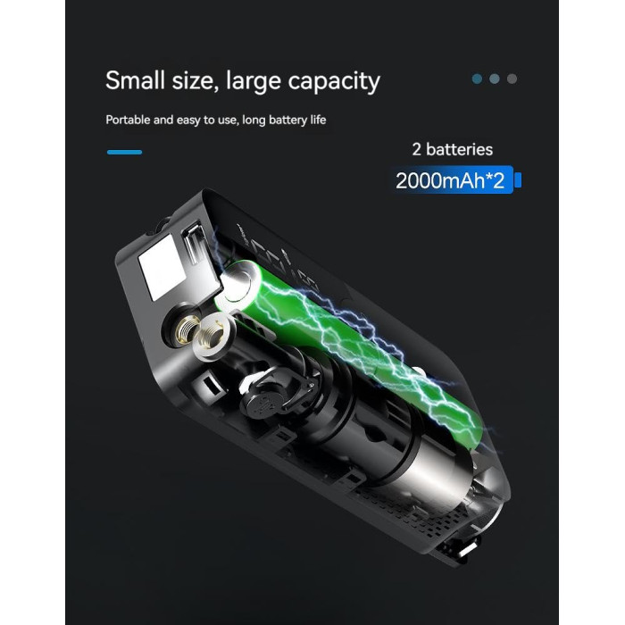 Автомобільний компрессор-насос Carsun C3106 4000 мАг, Портативний насос Carsun C3106 4000 для спортивного
