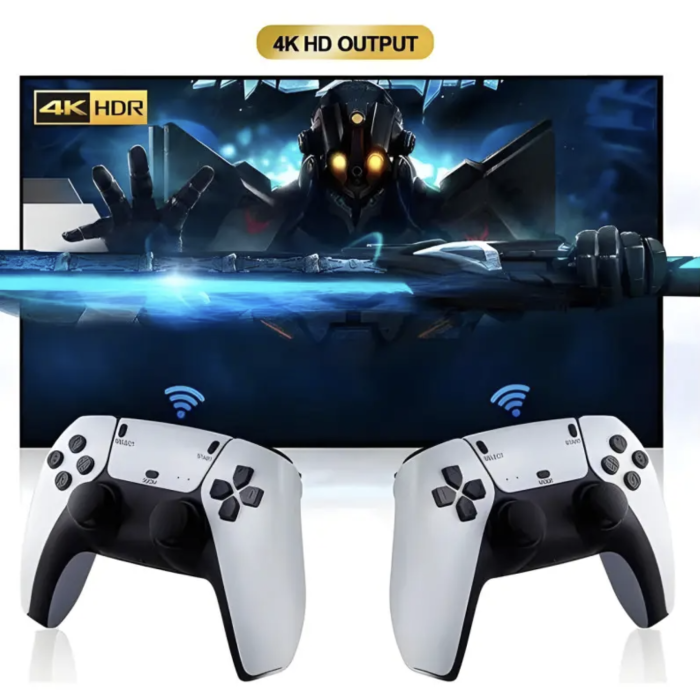 Ігрова приставка HDMI M15 Game Stick 4K 64GB ∙ Мініконсоль M15 з 20 000 іграми та бездротовими джойстиками