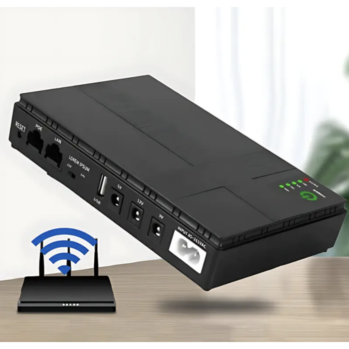 Джерело безперебійного живлення для роутера DC UPS DC1018P 18W 10400mAh ∙ Джерело безперебійного живлення DC1018P