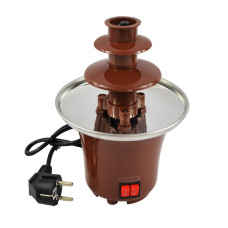 Шоколадний фонтан Фондю Mini Chocolate Fondue Fountain Домашня міні - фондюшниця