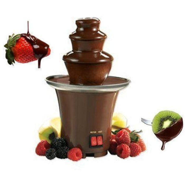 Шоколадний фонтан Фондю Mini Chocolate Fondue Fountain Домашня міні - фондюшниця