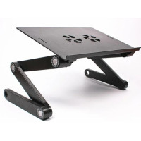 Столик - підставка для ноутбука з активним охолодженням Laptop Table T8 стіл-трансформер + 2 кулери