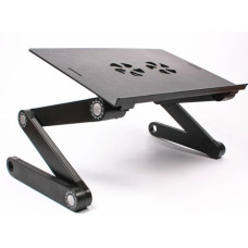 Столик - підставка для ноутбука з активним охолодженням Laptop Table T8 стіл-трансформер + 2 кулери