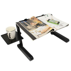 Столик - підставка для ноутбука з активним охолодженням Laptop Table T8 стіл-трансформер + 2 кулери