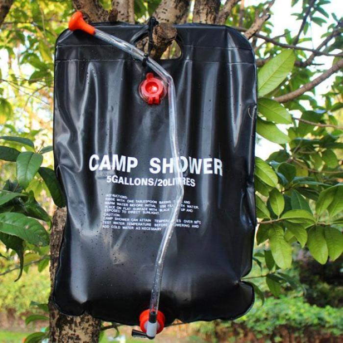 Літній душ дачний переносний похідний CAMP SHOWER 20 літрів / Душ для дачі підвісний
