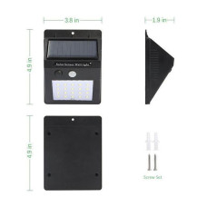 Світильник 20 Solar LED Solar Motion Sensor Light із датчиком руху на сонячних батареях