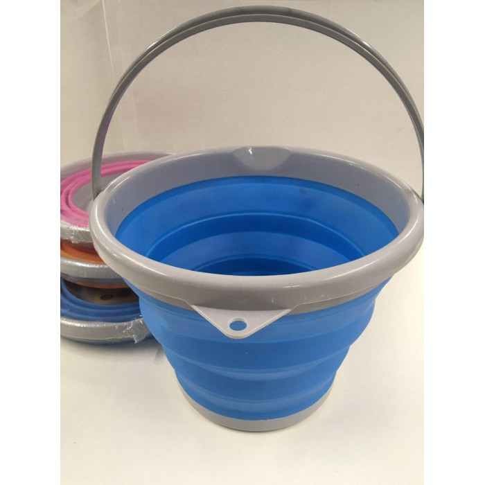 Туристичне складане відро, 5 л Cіліконове відро Сollapsible Bucket