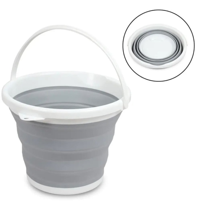 Туристичне складане відро, 5 л Cіліконове відро Сollapsible Bucket
