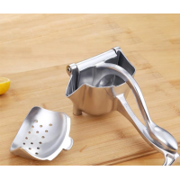 Ручний соковитискач-прес для фруктів та цитрусових Hand Juicer металевий із затискачем
