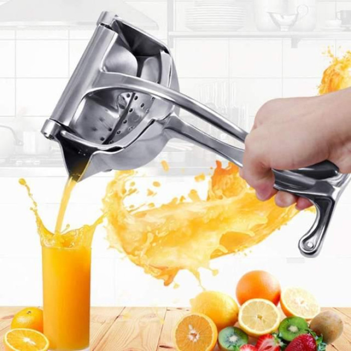 Ручний соковитискач-прес для фруктів та цитрусових Hand Juicer металевий із затискачем